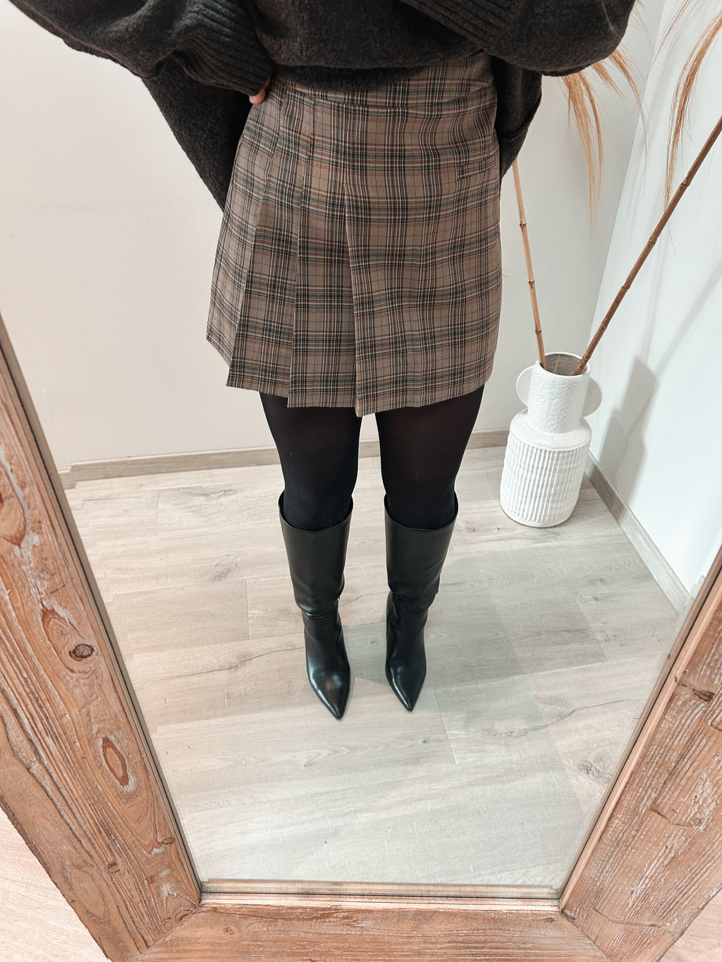 Viève vichy skirt