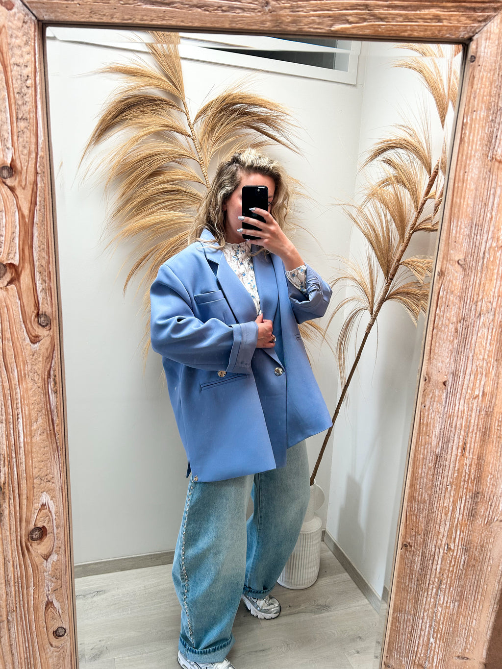 Jackie oversized blazer - lavendel