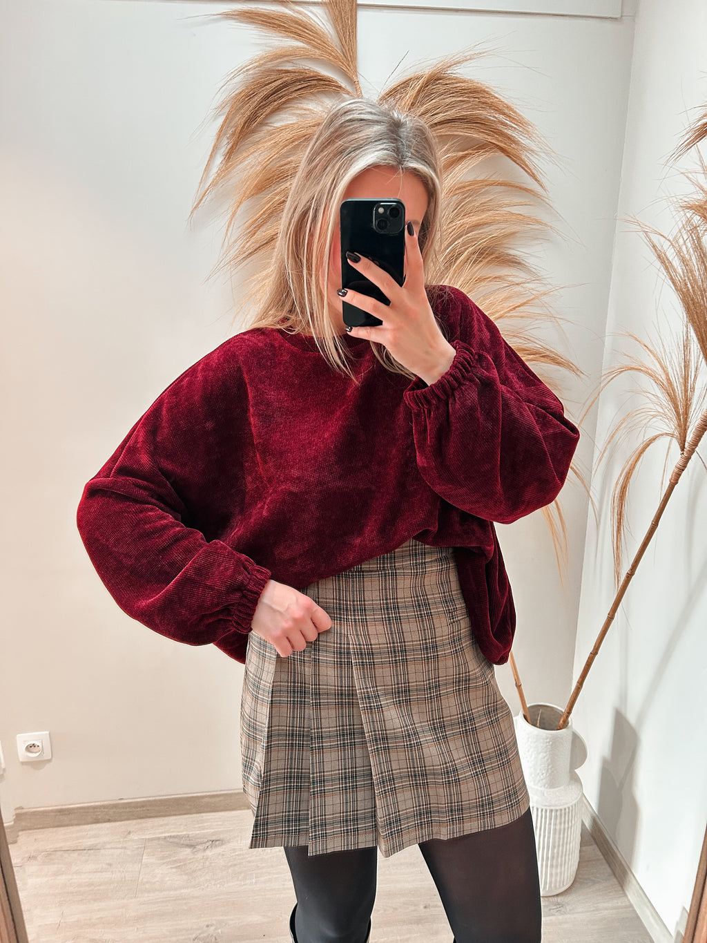 Nori sweater - burgundy