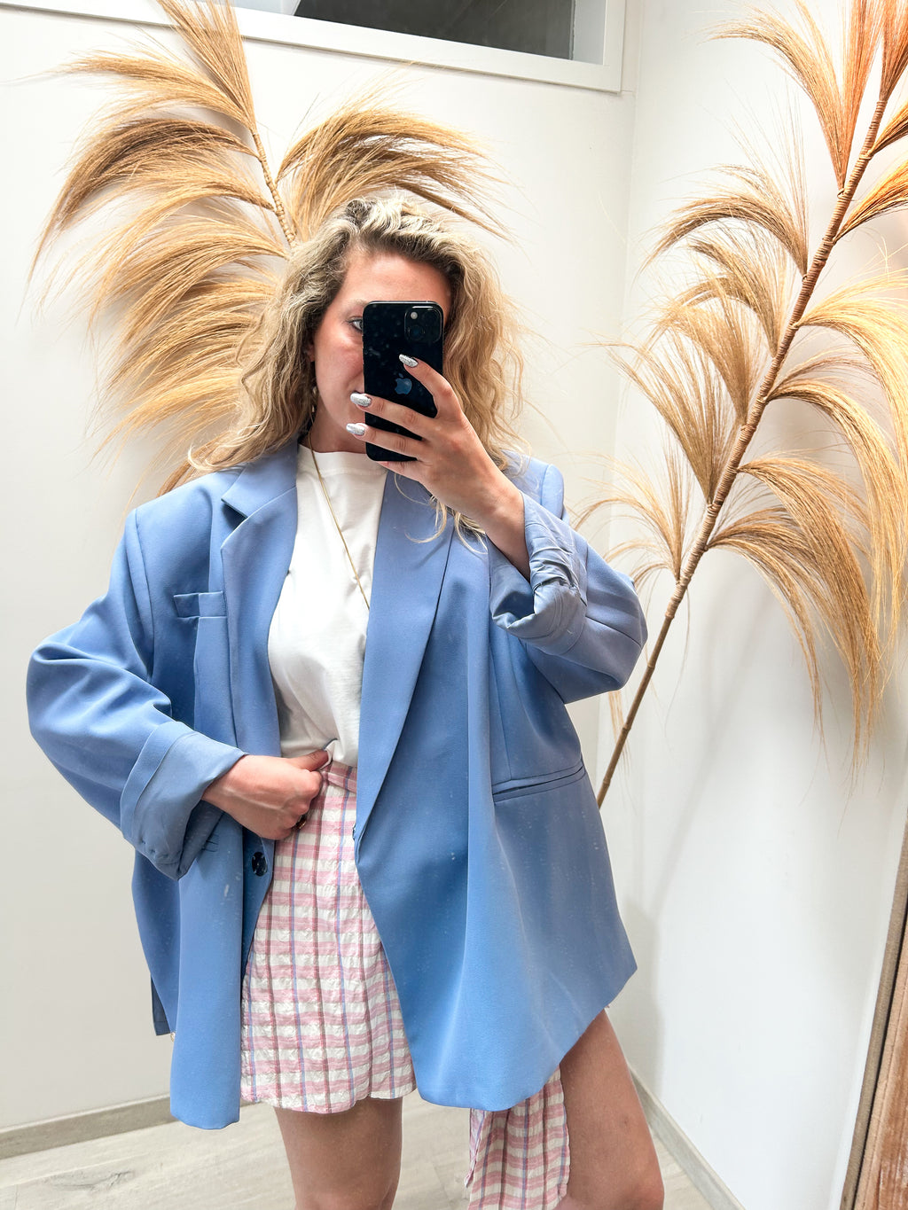 Jackie oversized blazer - lavendel