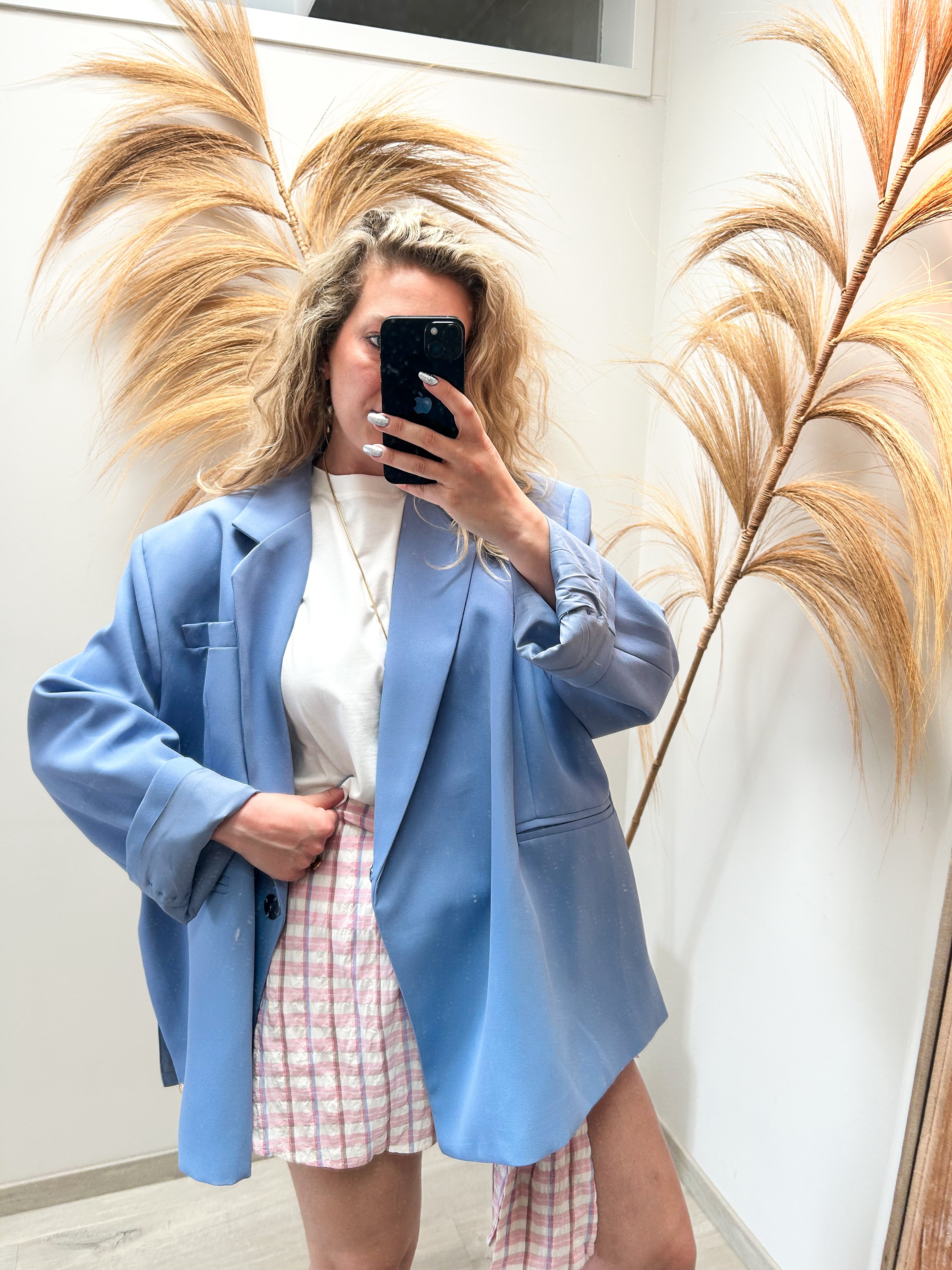 Jackie oversized blazer - lavendel