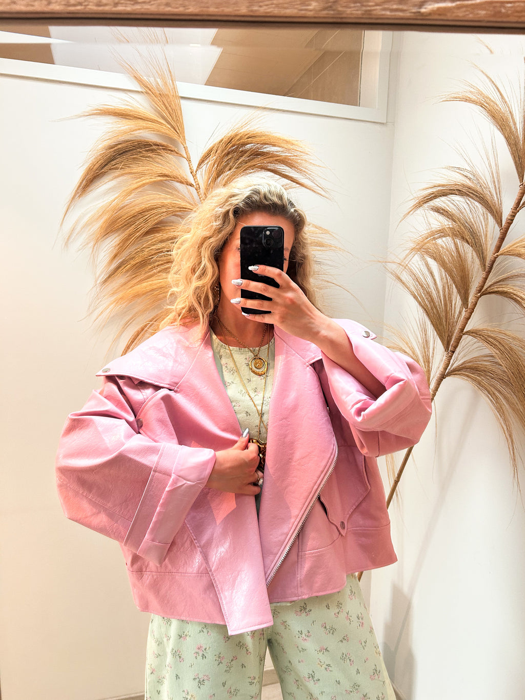 Loulou jacket - lichtroze