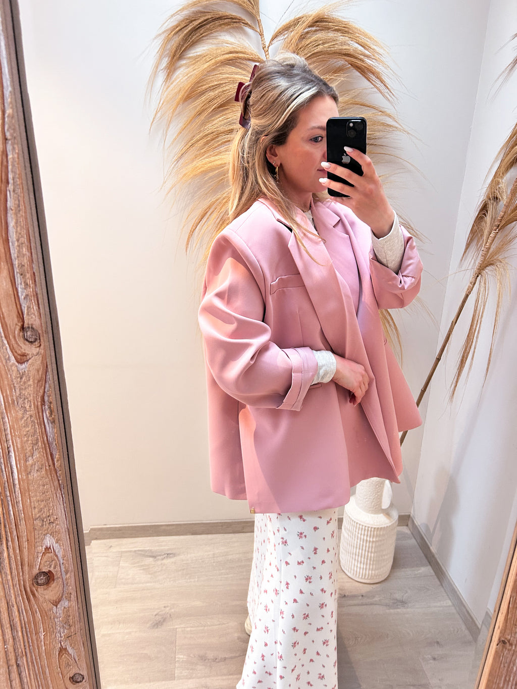 Jackie oversized blazer - roze