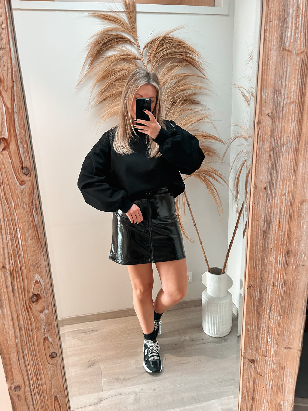 Donna skirt - leatherlook