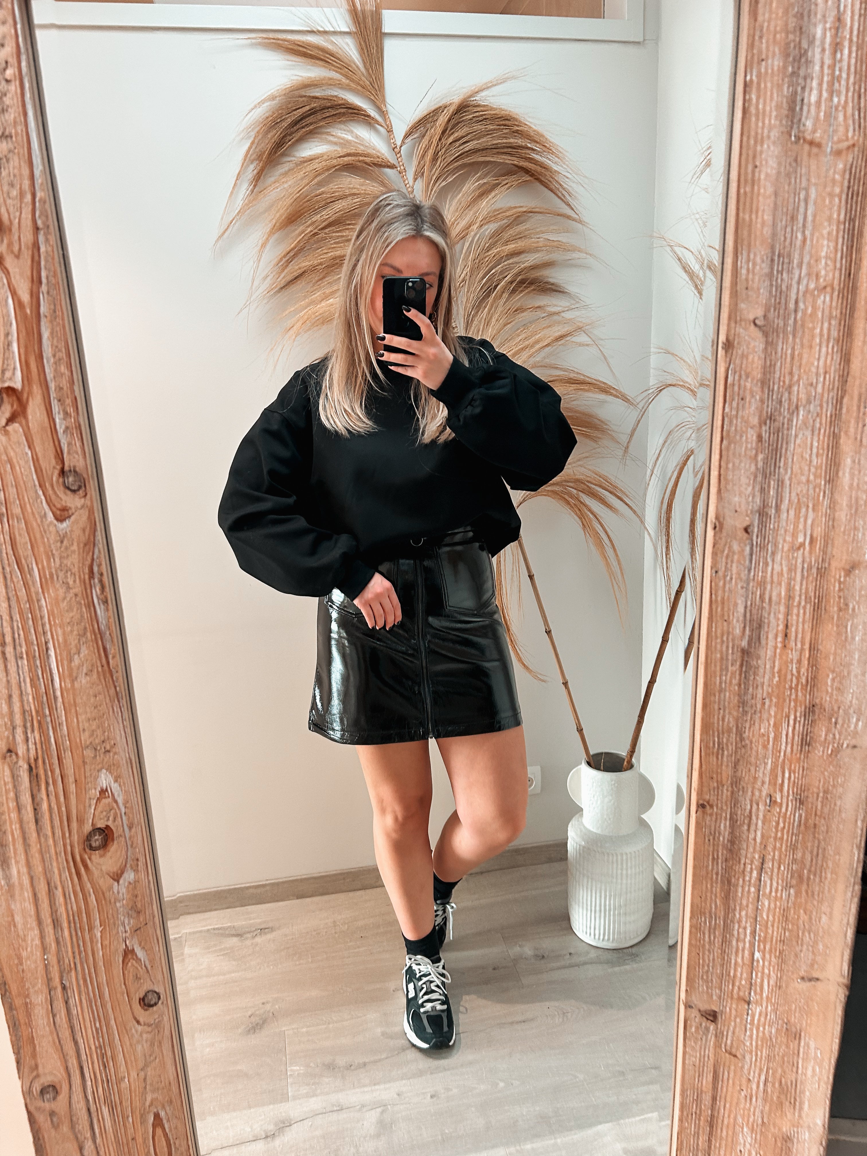Donna skirt - leatherlook
