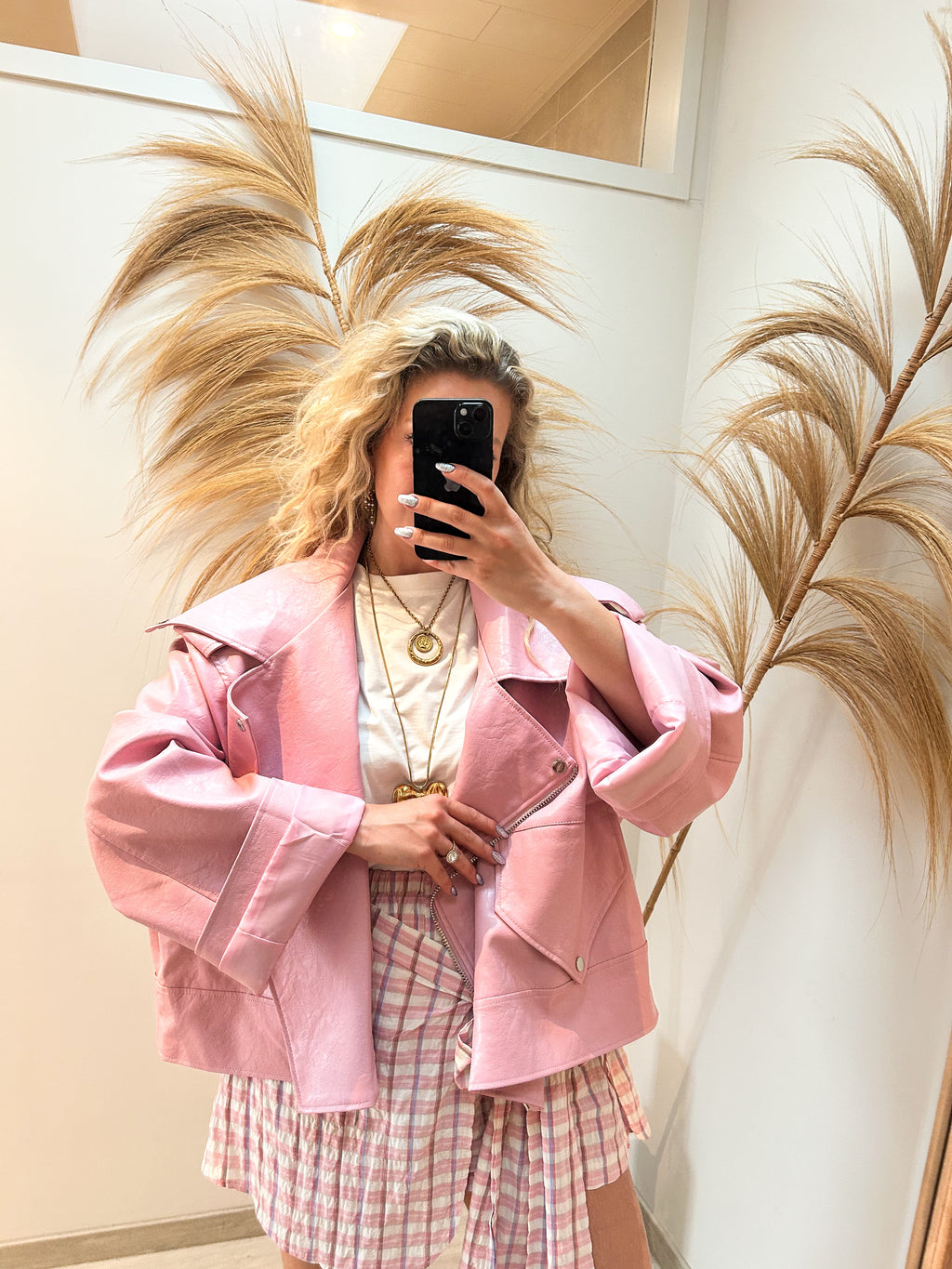 Loulou jacket - lichtroze