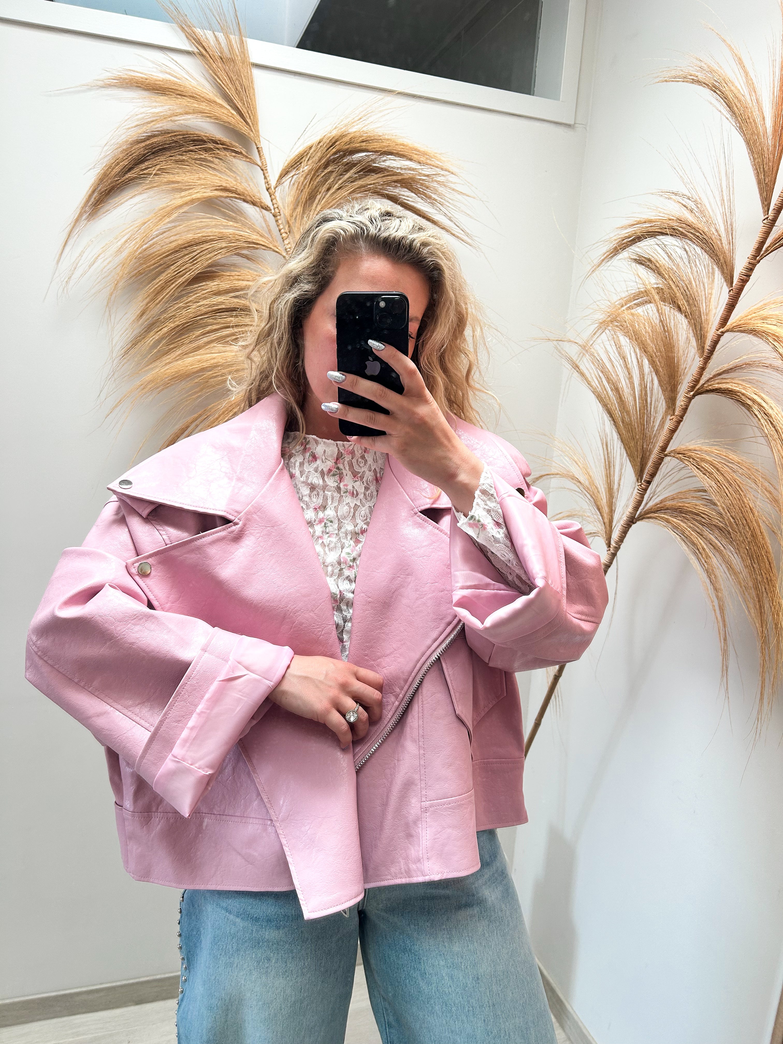 Loulou jacket - lichtroze