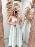 Laure strapless jurk