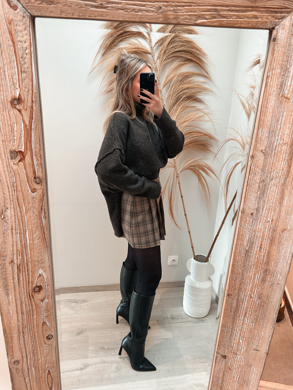 Viève vichy skirt