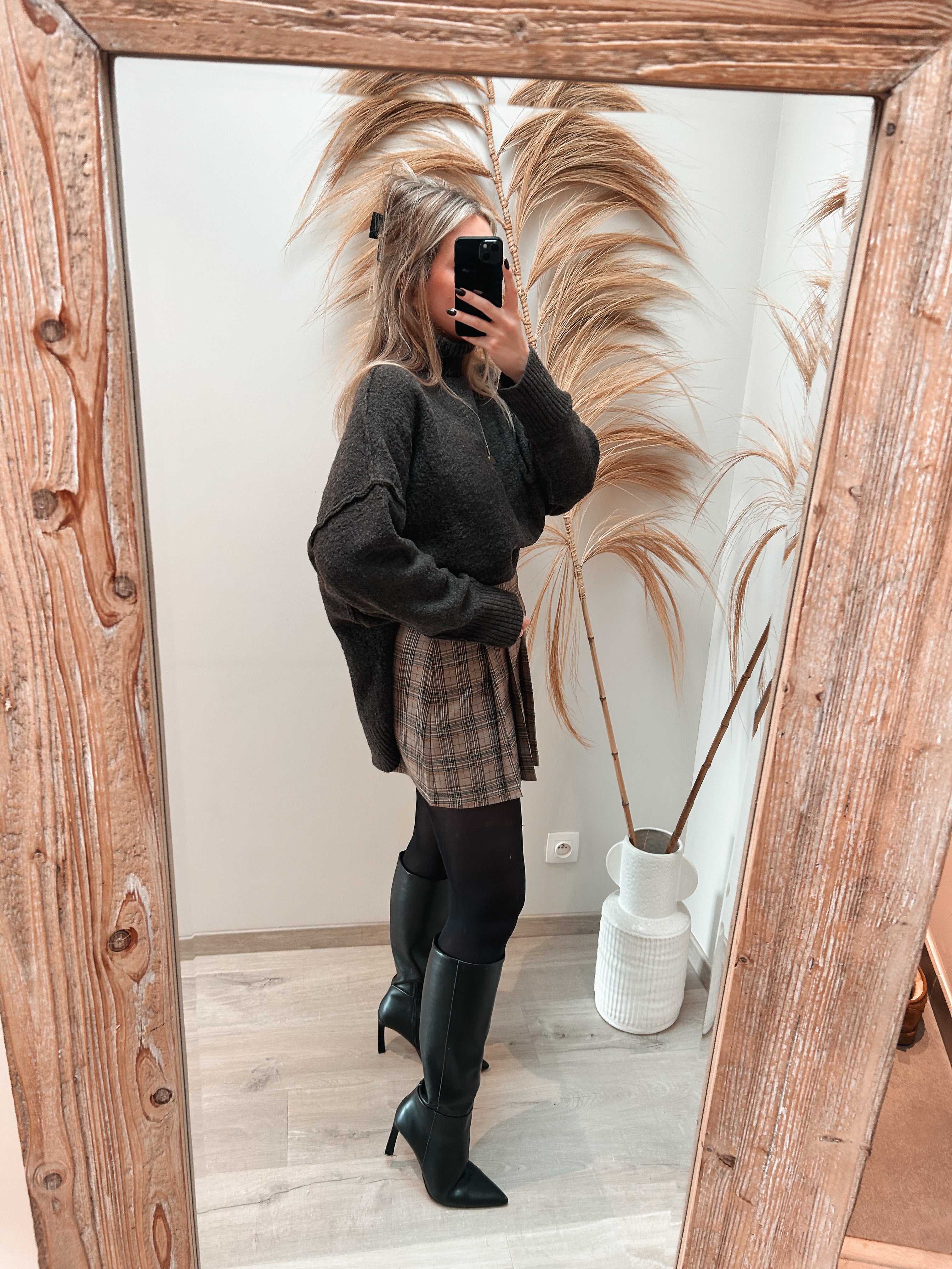 Viève vichy skirt