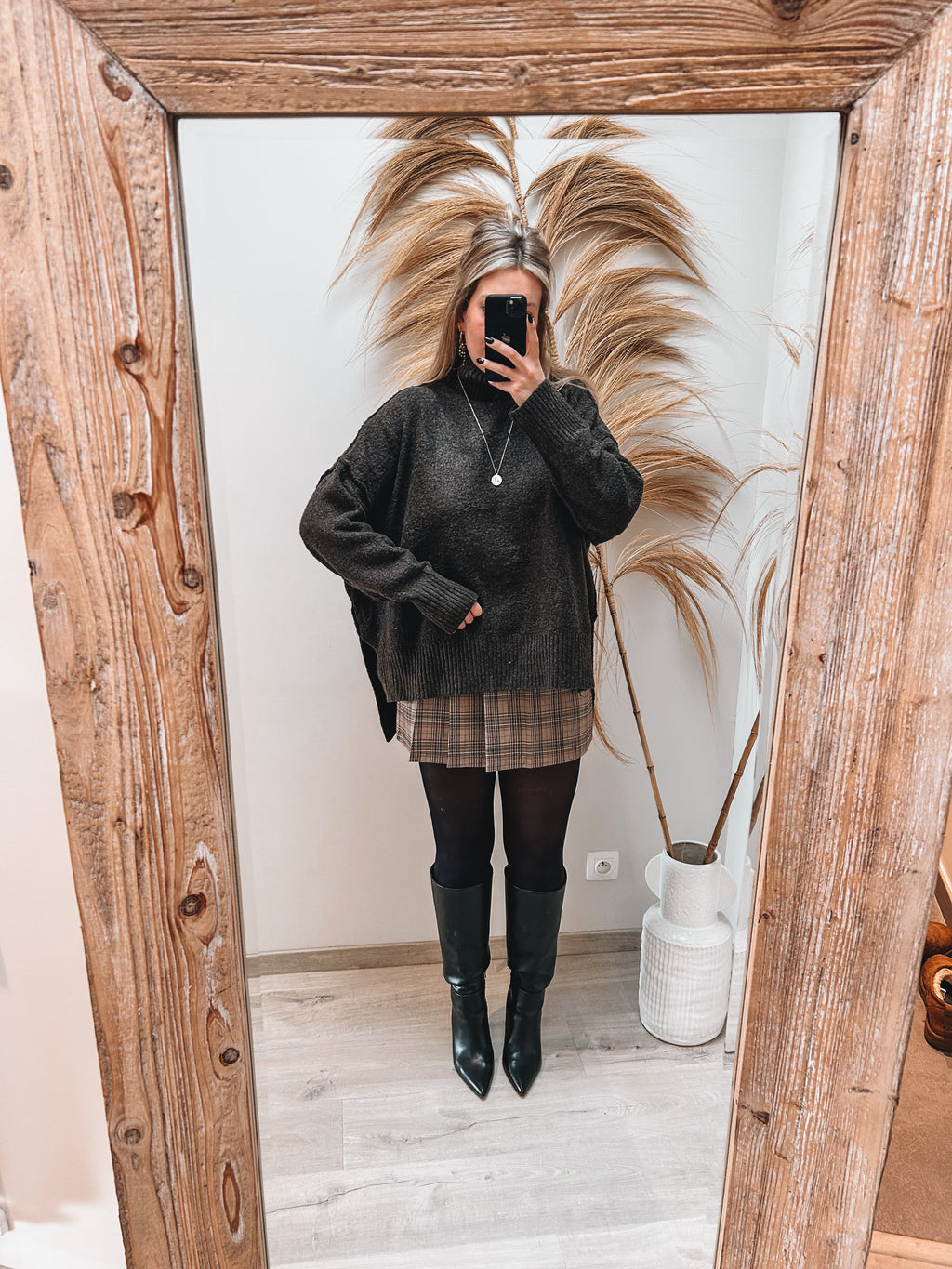 Viève vichy skirt