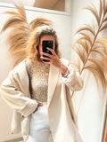 Jackie oversized blazer - beige