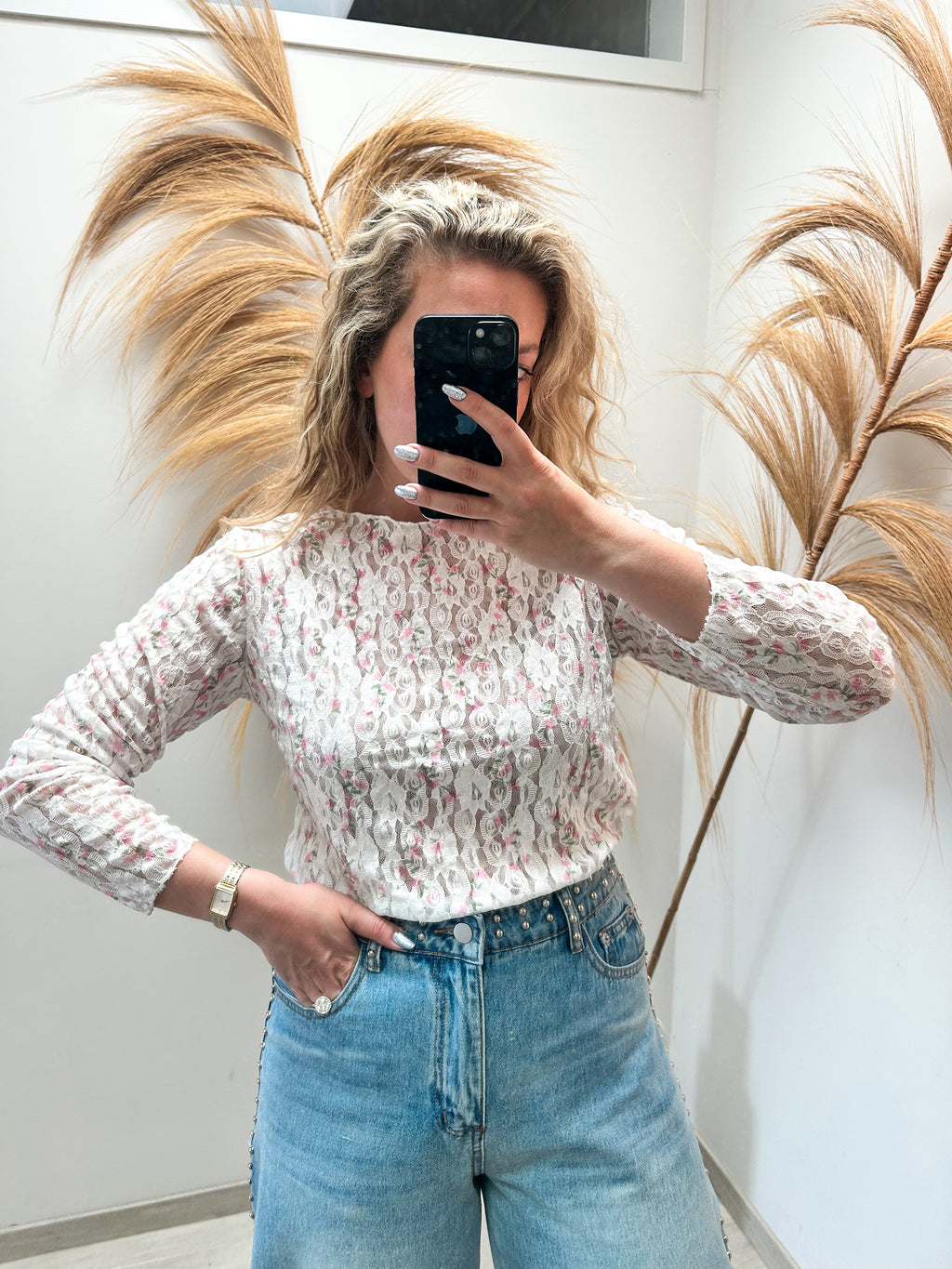 Thea top - roze