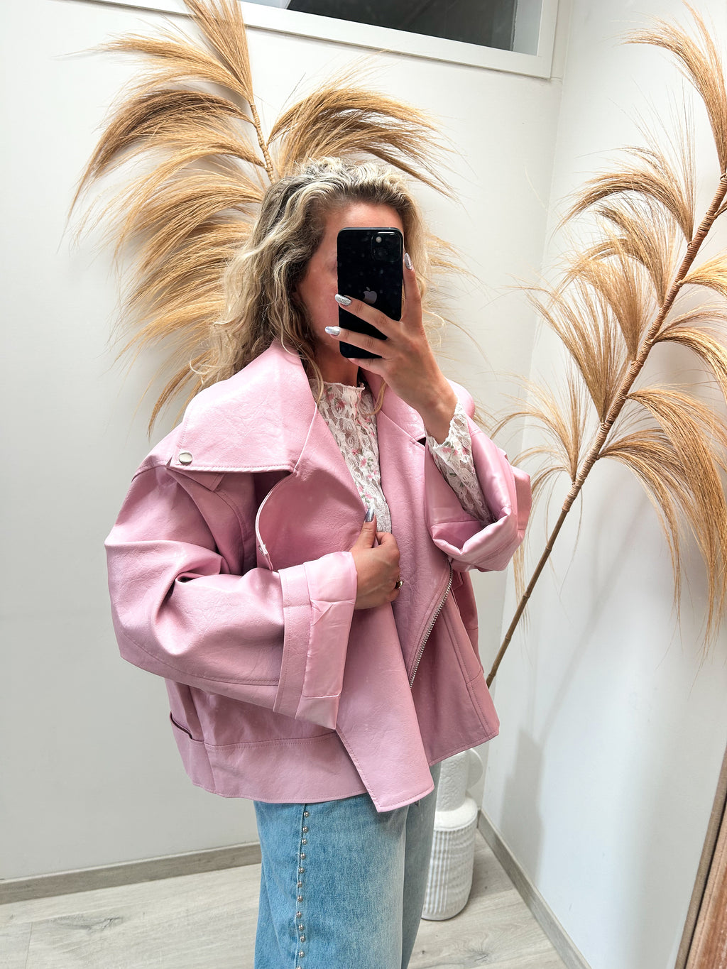 Loulou jacket - lichtroze