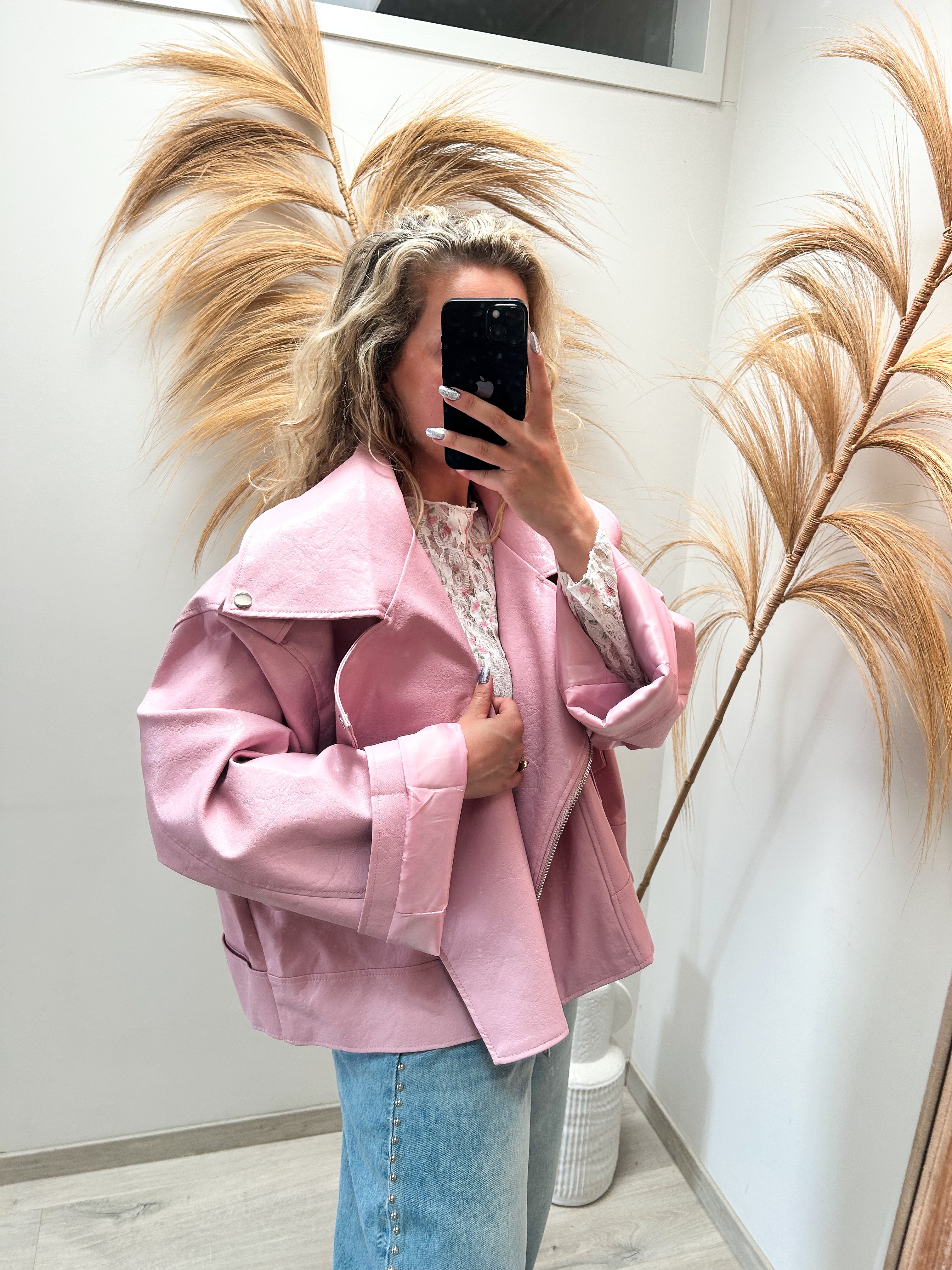 Loulou jacket - lichtroze