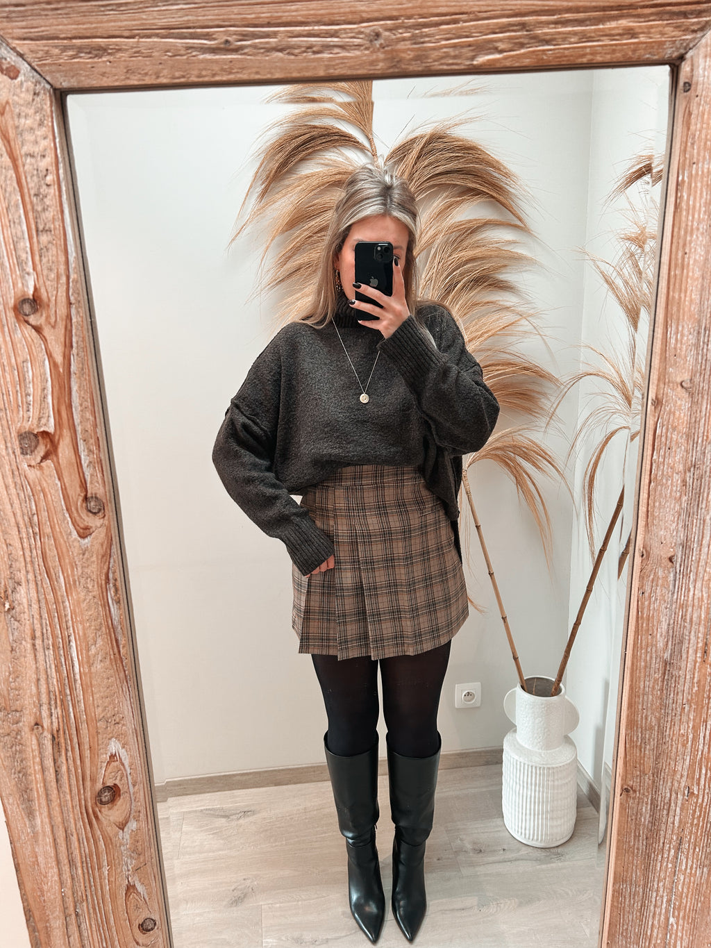 Viève vichy skirt