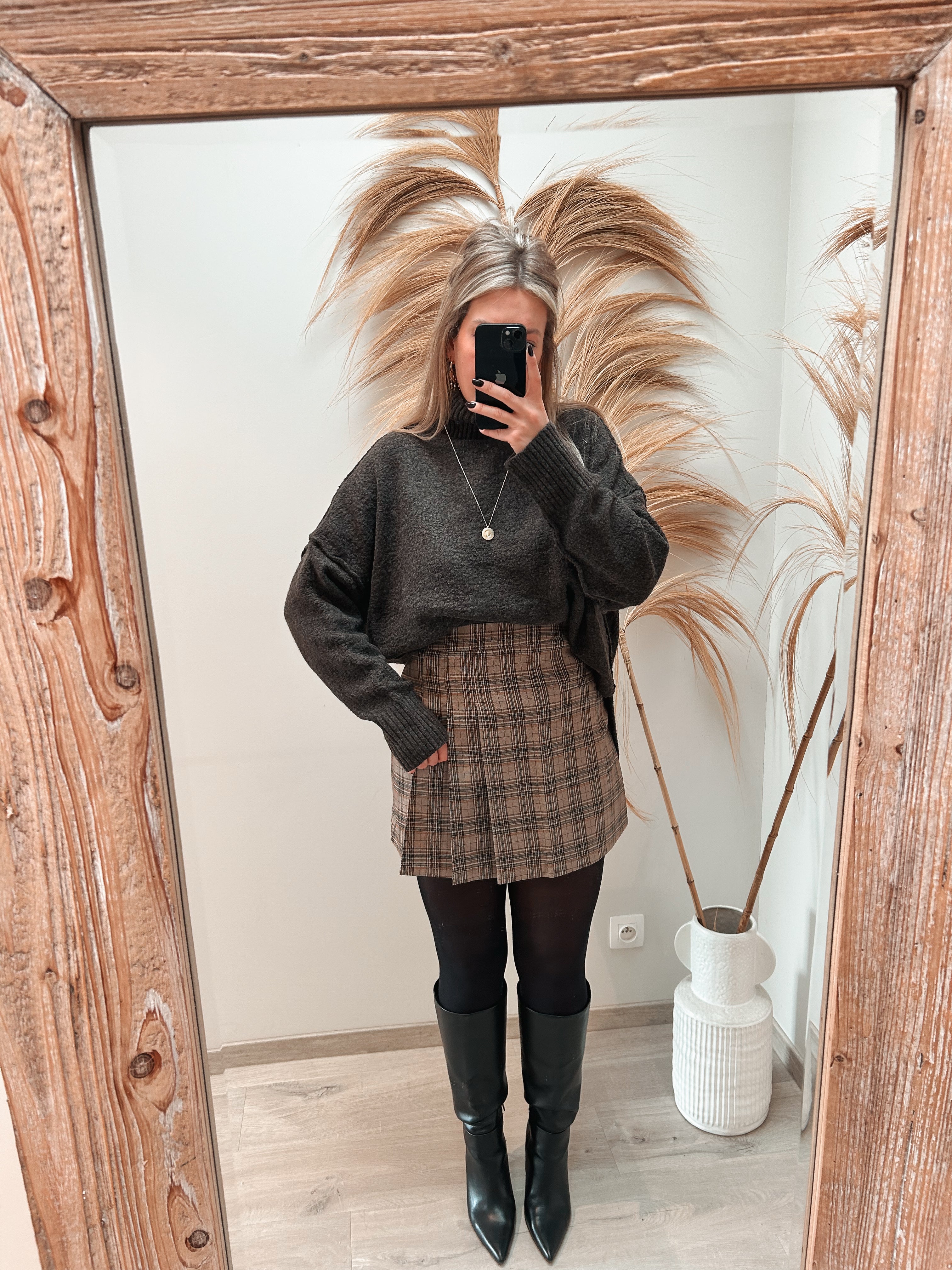 Viève vichy skirt