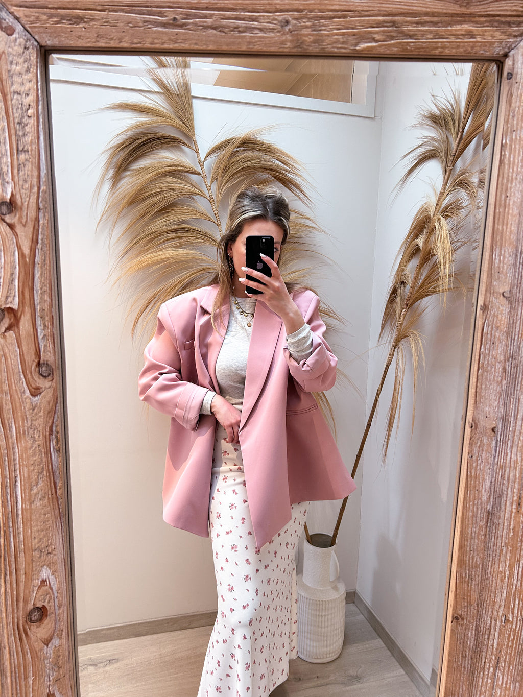 Jackie oversized blazer - roze
