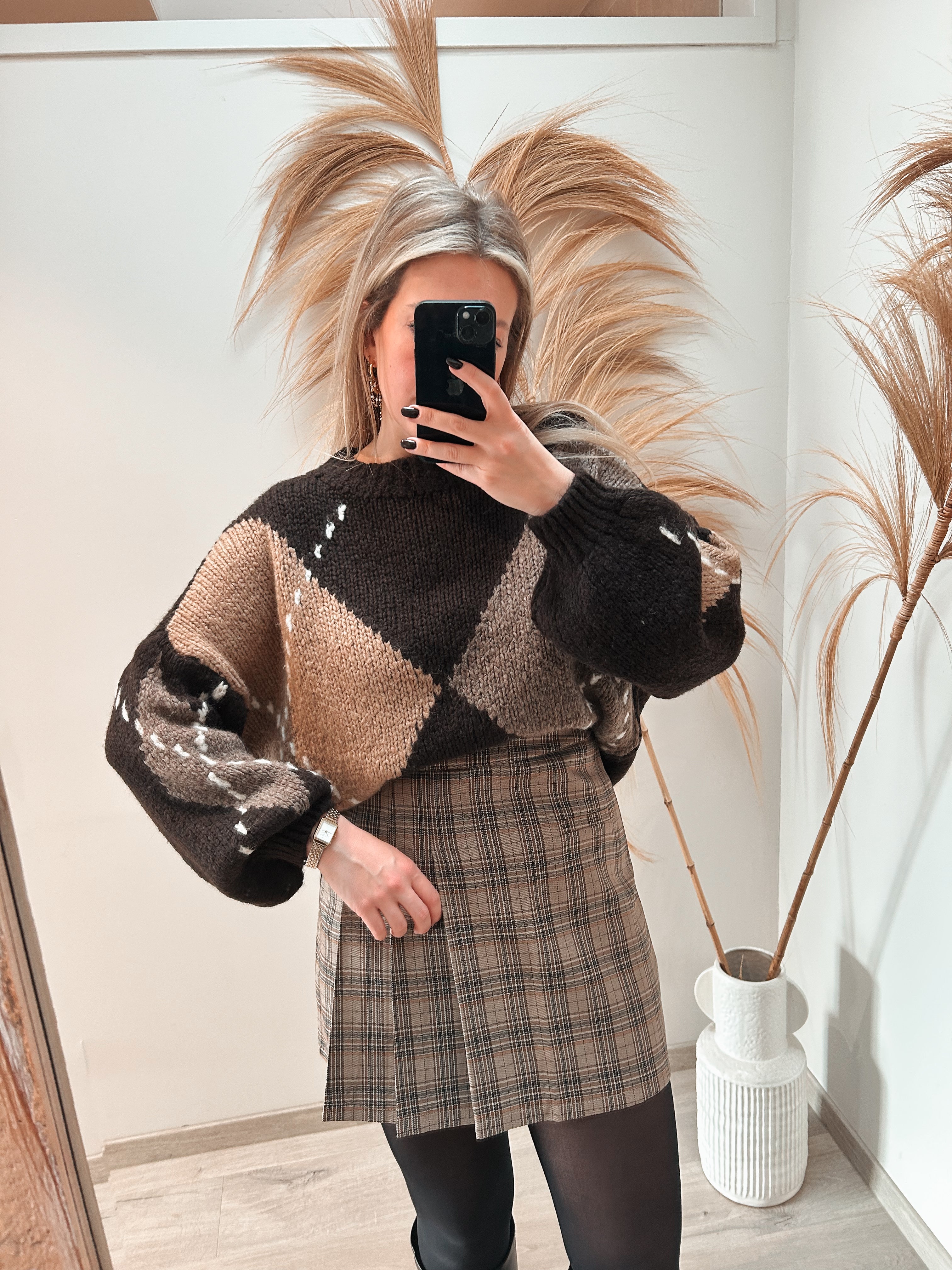 Viève vichy skirt
