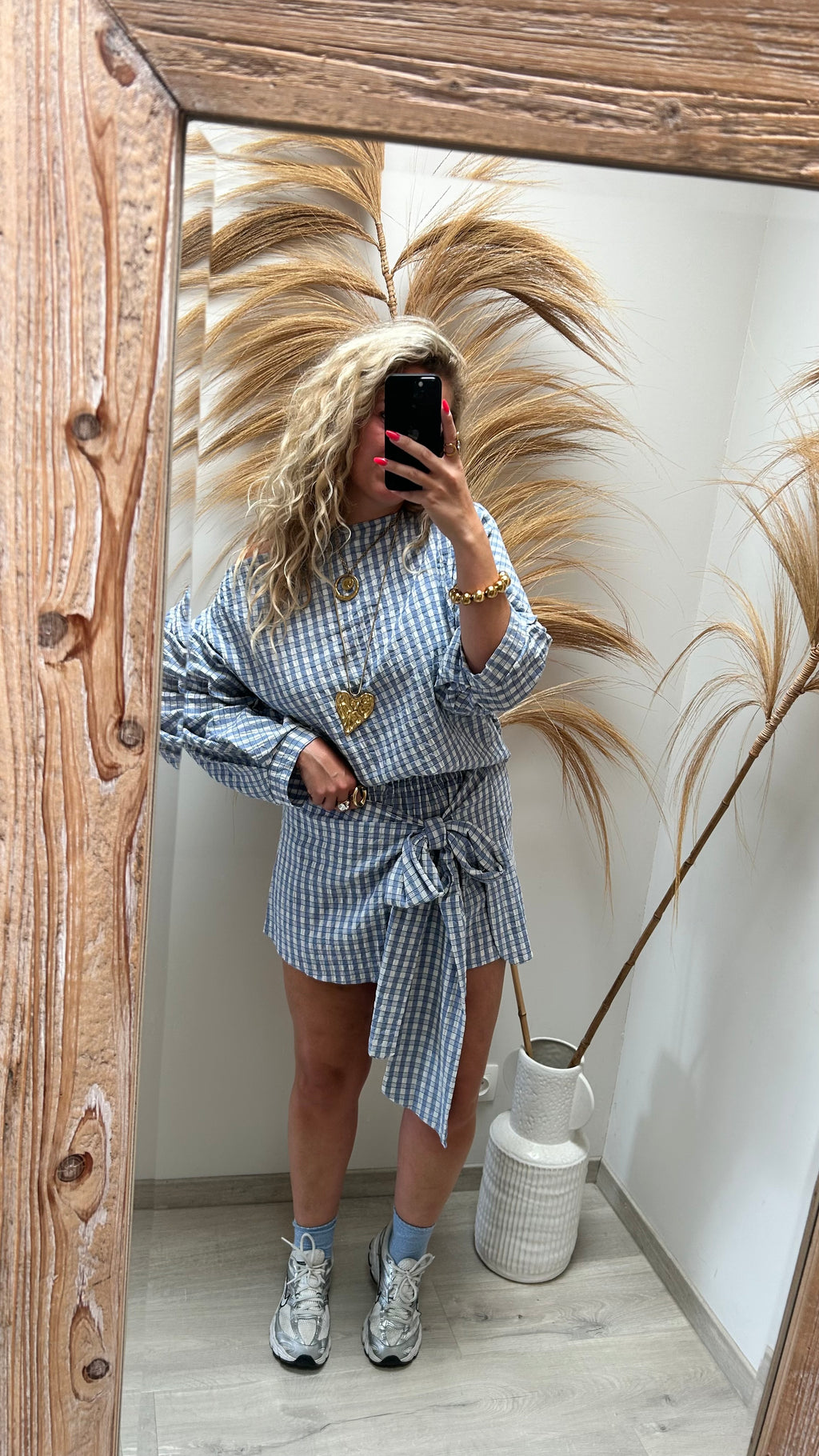 Catherine skort - blauw
