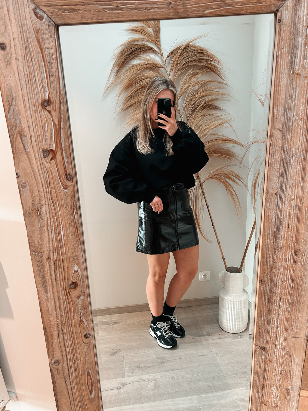 Donna skirt - leatherlook
