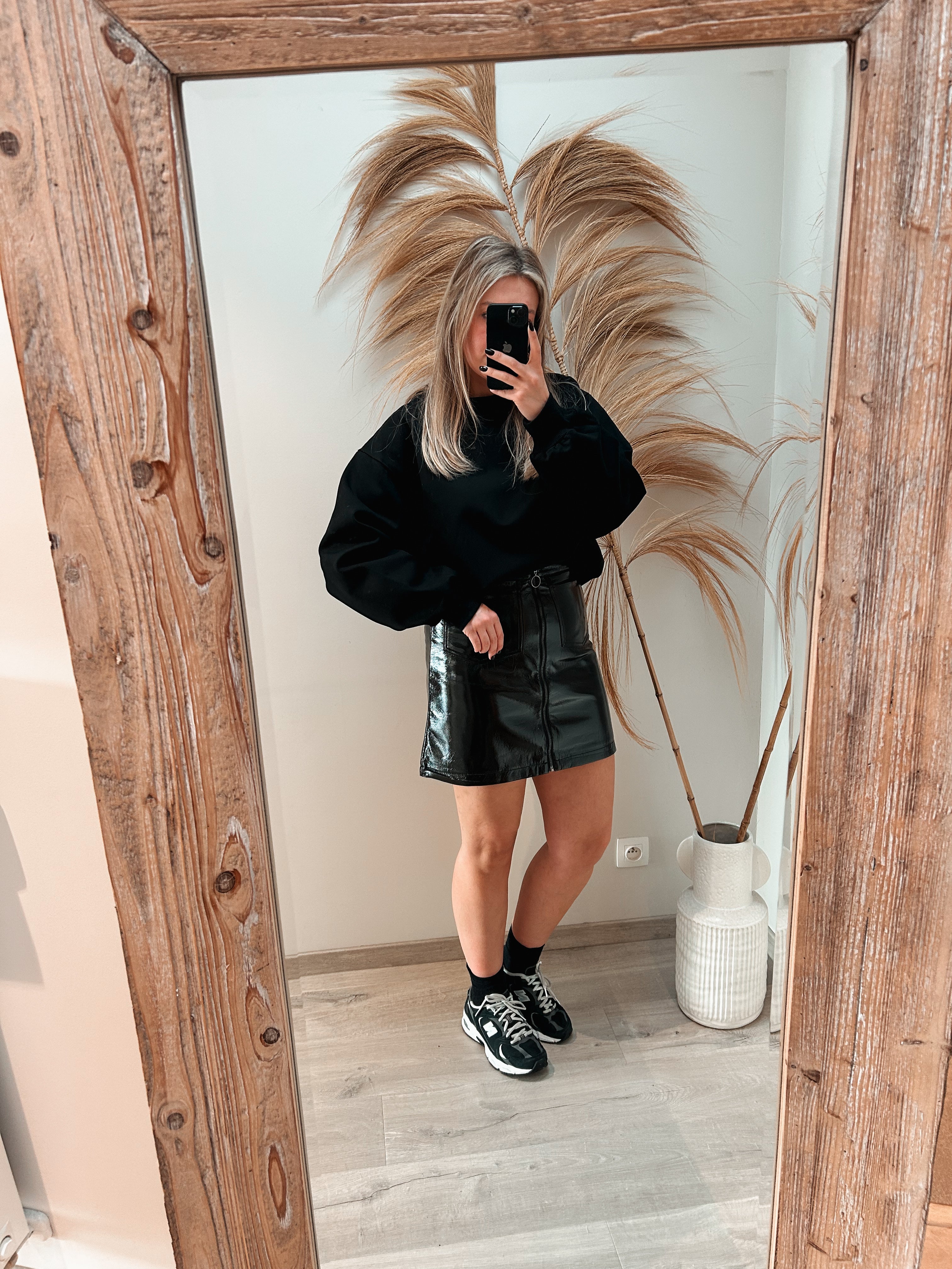 Donna skirt - leatherlook