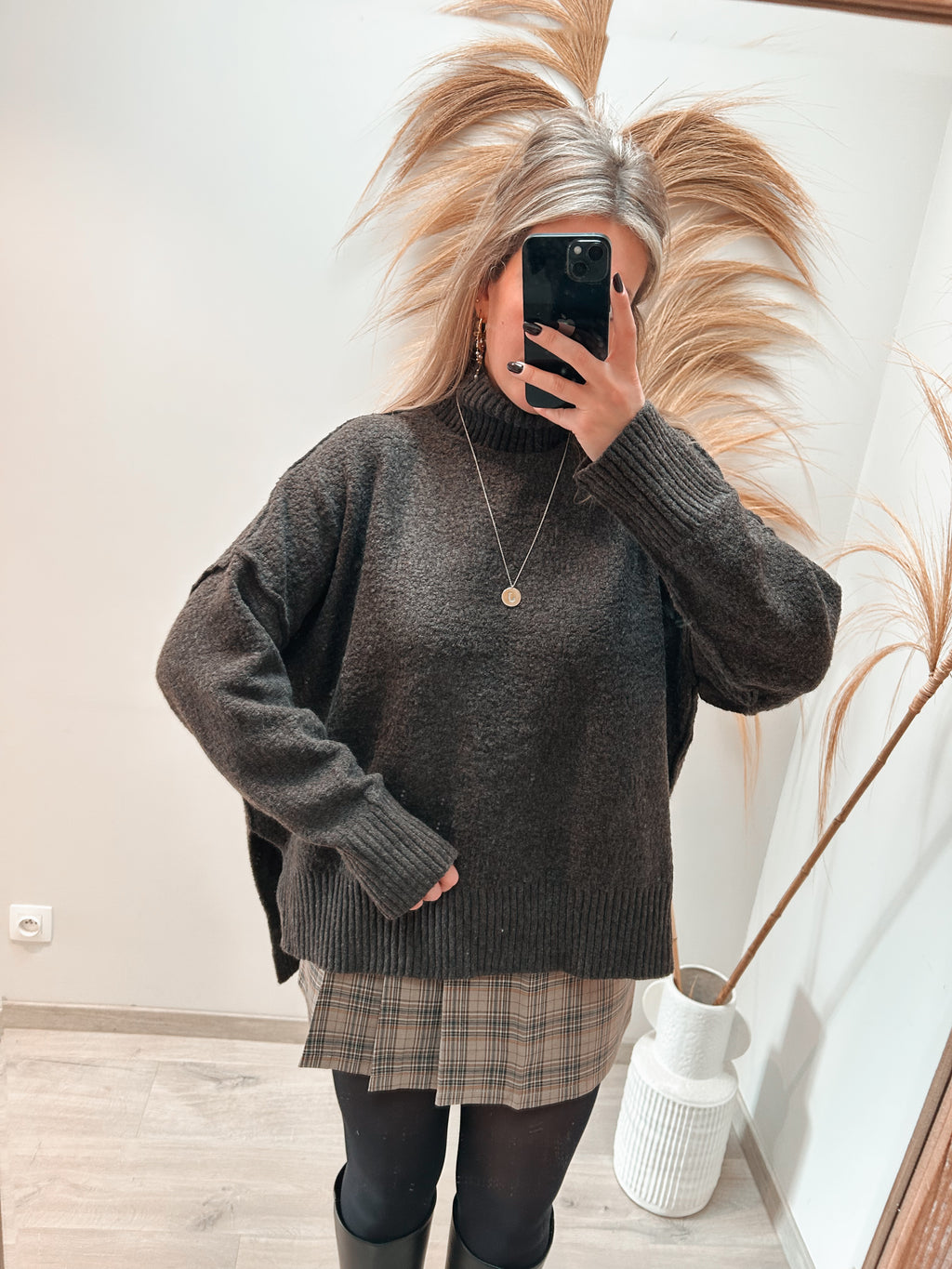 Viève vichy skirt
