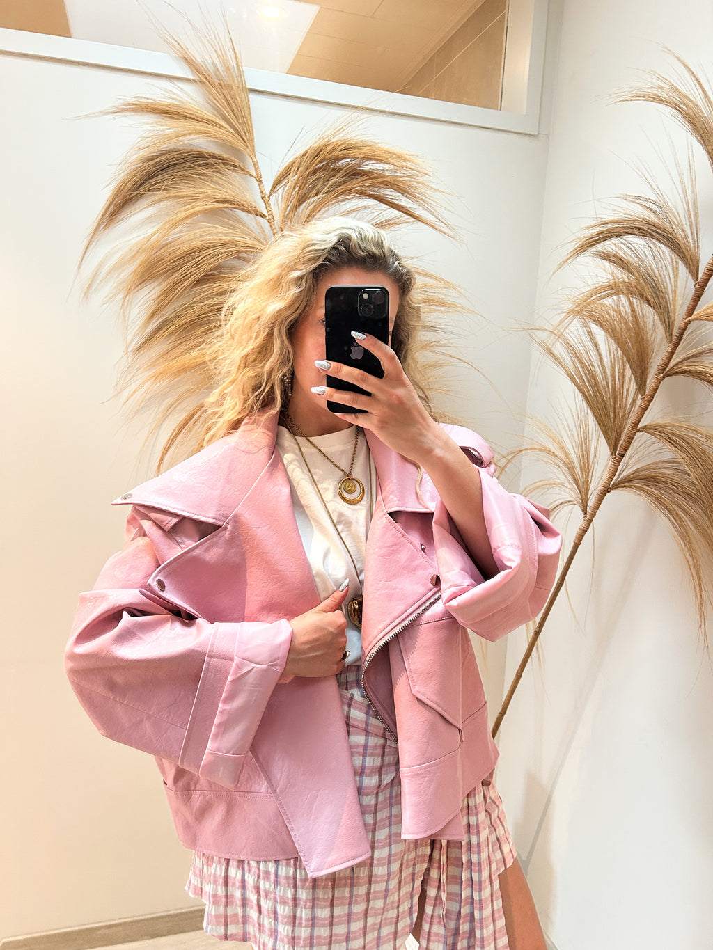 Loulou jacket - lichtroze
