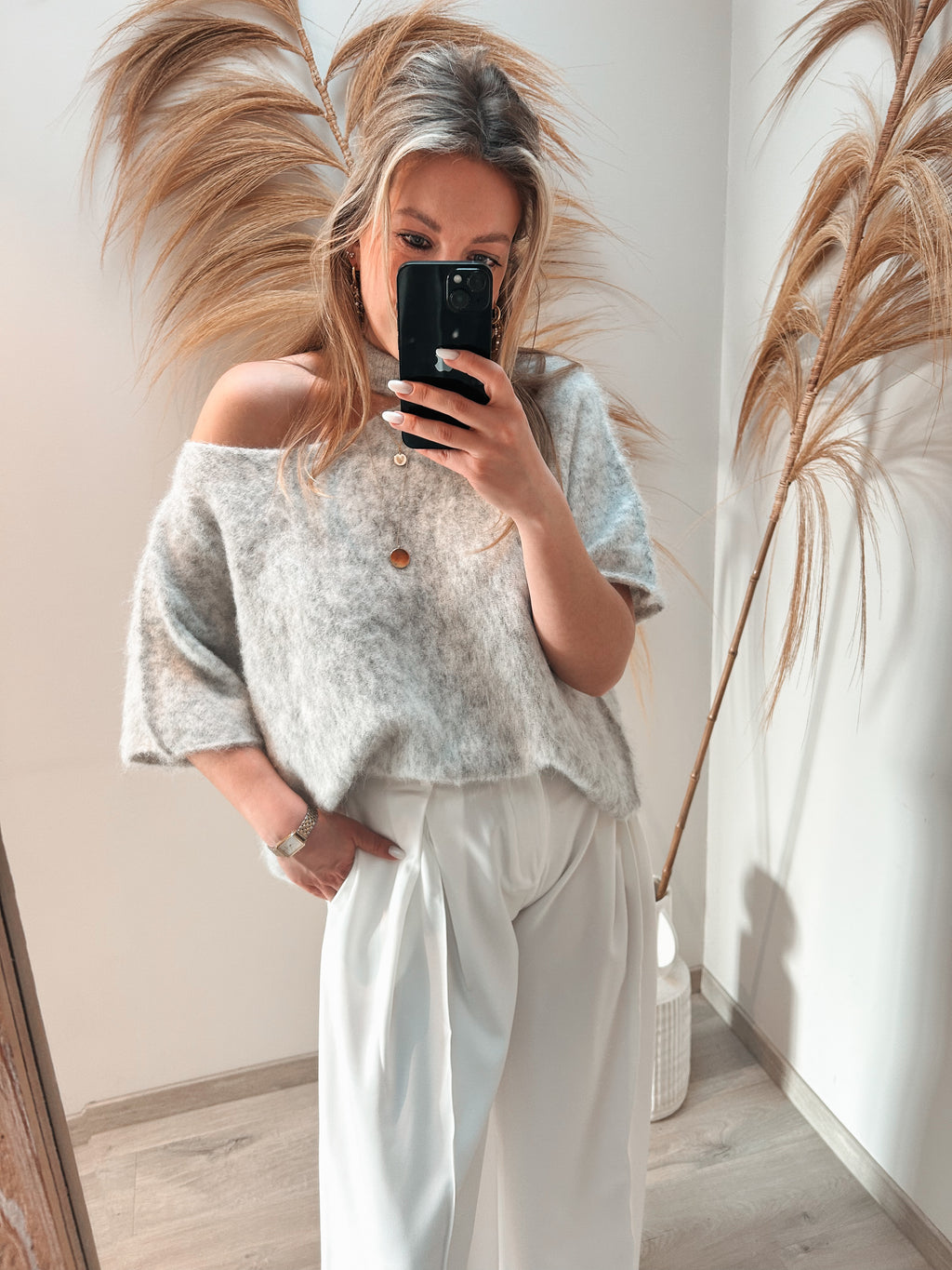 Ellie top - grijs
