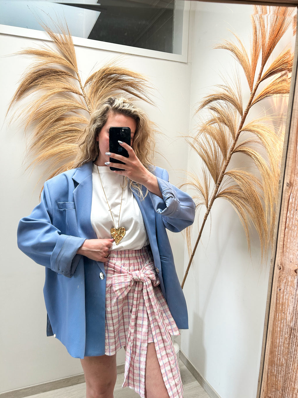 Jackie oversized blazer - lavendel