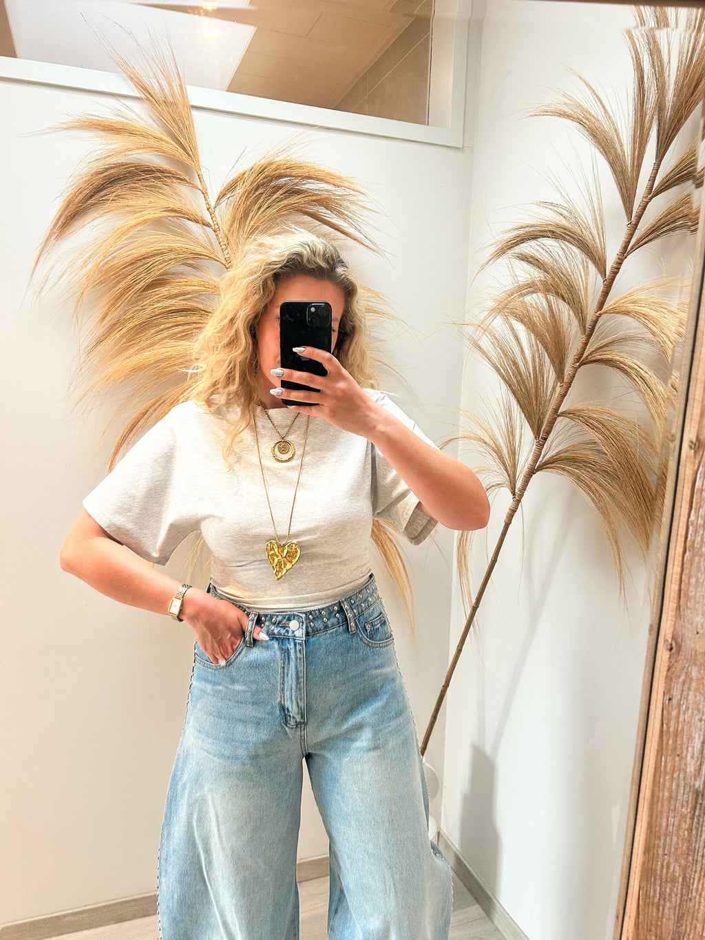 Balloon jeans - studs