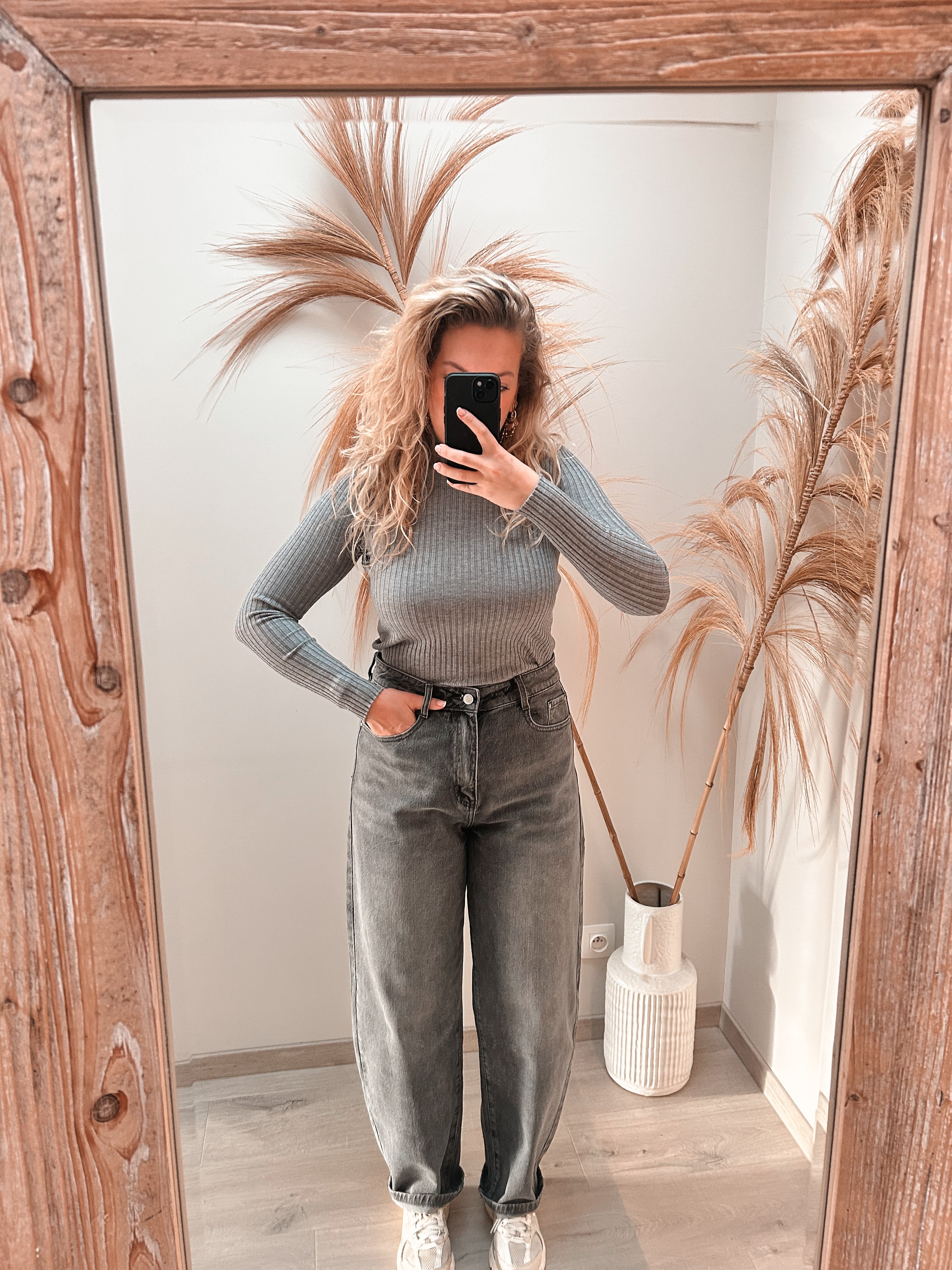 Sammy Balloon Jeans - grijs