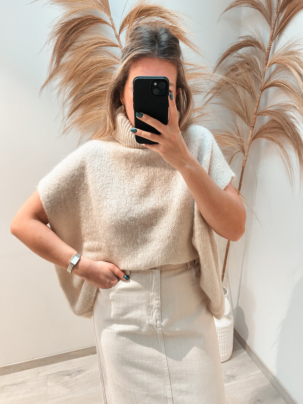 Heidi knit débardeur - beige