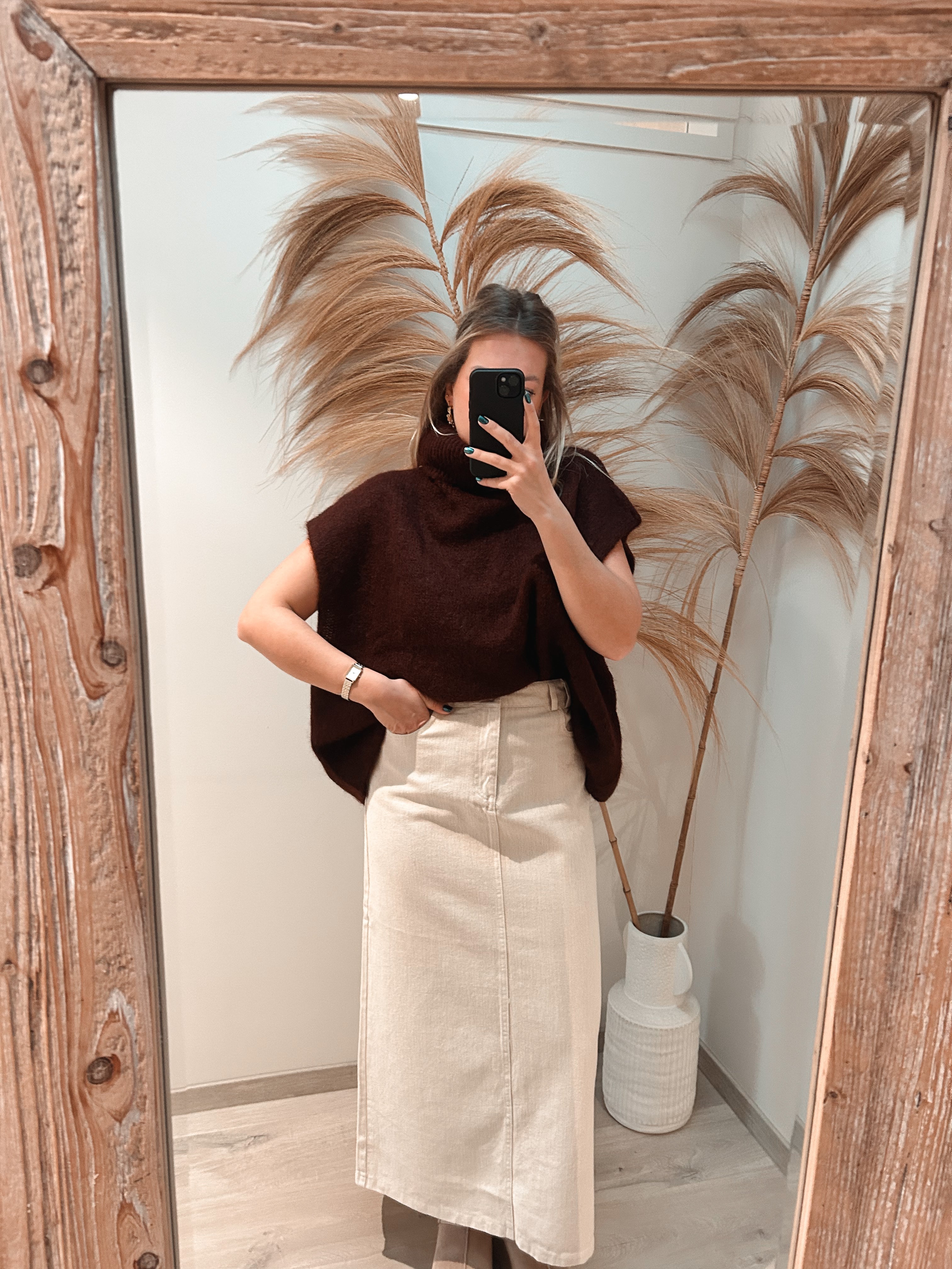 Heidi knit débardeur - bordeaux