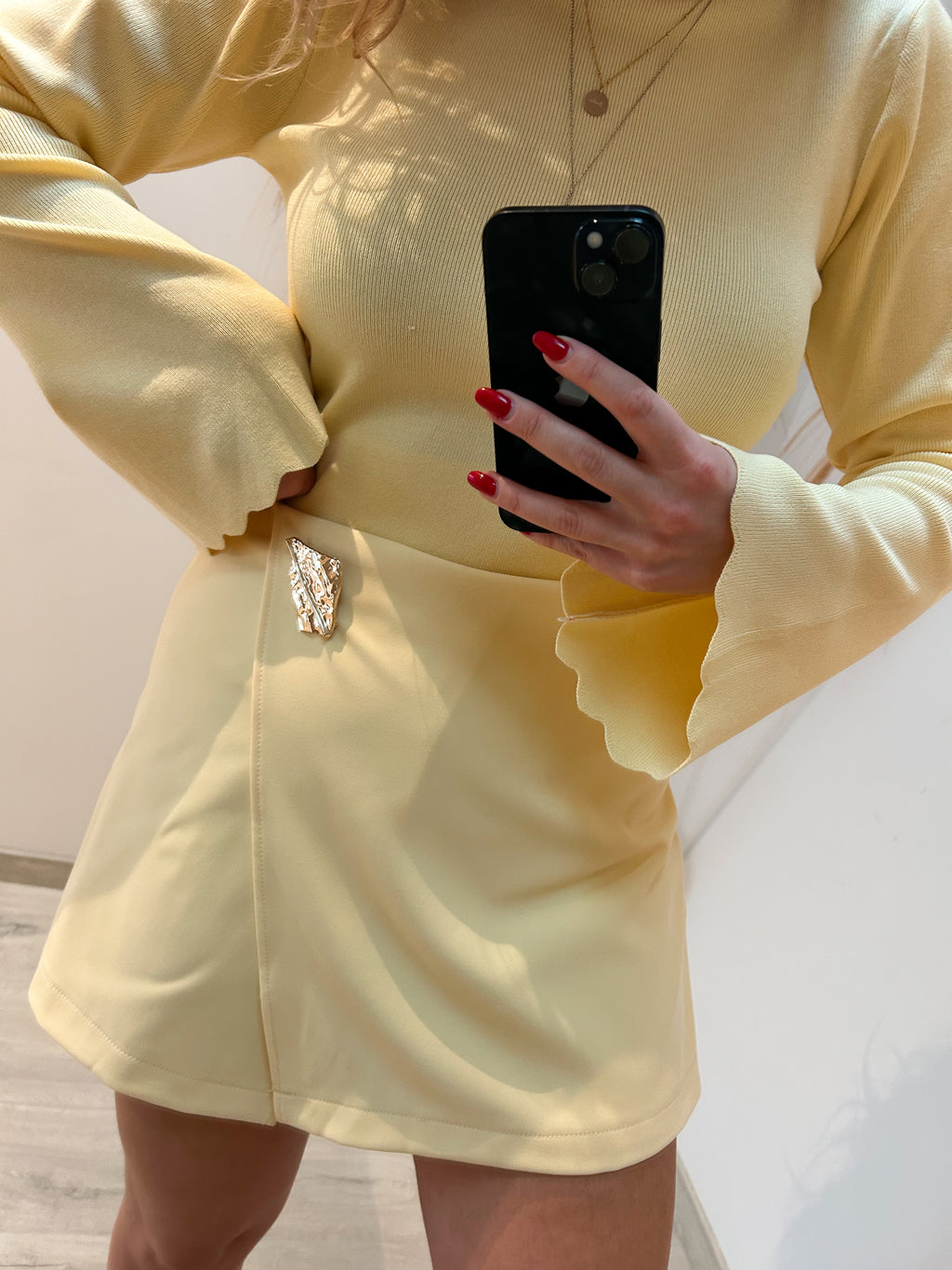 Daisy top - geel